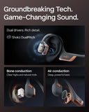 SHOKZ OpenRun Pro 2 Bone Conduction Bluetooth Sport Headphones, Silver