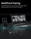 SHOKZ OpenComm2 UC Open-Ear Headset, USB-A Dongle, Noise-Canceling Mic