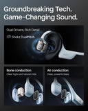 SHOKZ OpenRun Pro 2 Bone Conduction Bluetooth Sport Headphones, Silver