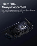 SHOKZ OpenComm2 UC Open-Ear Headset, USB-A Dongle, Noise-Canceling Mic