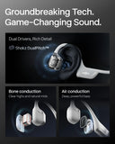 SHOKZ OpenRun Pro 2 Bone Conduction Bluetooth Sport Headphones, Silver