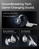 SHOKZ OpenRun Pro 2 Bone Conduction Bluetooth Sport Headphones, Silver
